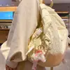 Chaveiro de Letra Criativo Preenchido com Óleo Moda Feminina Colorido Pingente de Bola Flutuante Anel de Chaveiro para Bolsa de Casal