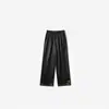 Verano Nuevo Versátil Cómodo Textura Microarrugada Delgado Simple Color Sólido Recto Pantalones Casuales para Mujer WFSY60680