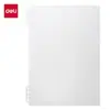 Funda de hojas sueltas A4 Deli impermeable multicolor extraíble correa A5B5 carpeta de 8 agujeros funda para cuaderno Cierre a presión