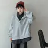 Sudadera de dos piezas de imitación para niño, estilo primavera y otoño, nueva colección 2026, para niños de talla mediana y grande, ropa deportiva elegante y casual, atuendo de otoño para niño