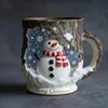 Colección de Tazas Temáticas Navideñas Transfronterizas Tazas Temáticas Navideñas Vasos de Acero Inoxidable