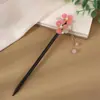 Grampo de Cabelo de Garça Voadora Estilo Antigo Grampo de Cabelo de Ébano Sintético Acessórios Hanfu Novo Estilo Chinês Grampo de Cabelo Cheongsam Joias Atacado para Mulheres