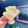 Mini buquê criativo de flores secas presente Dia dos Namorados Chinês rosa Cravo flor de sabão atmosfera presente de mão única amante