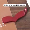 Presilha Banana Clássica Estilo Francês em Formato de Coração, Presilha Torcida para Cabelos Longos, Grampo Versátil para a Parte de Trás da Cabeça, Presilha Antiderrapante para Rabo de Cavalo