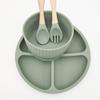 Traje de vajilla creativa nuevo 21 nórdico para niños plato de aprendizaje para comer plato portátil para suplementos alimenticios en stock