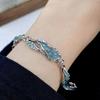 TikTok Nicho Explosivo Joyería Moda Lujo Ligero Artesanía de Goteo de Pegamento de Alto Nivel Pulsera de Lago Femenina Pareja Regalo de Vacaciones