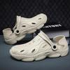 Sandalias de verano para hombre, con suela gruesa, antideslizantes, desodorante y de doble uso, talla 48, con agujeros extragrandes, para playa, talla 47