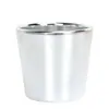 Vasos Florais Exquisitos de Metal Galvanizado de Luxo Leve com Textura de Alta Qualidade para Mesa, Direto da Fábrica de Origem, Venda por Atacado de Plantas Artificiais com Vasos