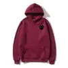 Sudadera de Corazón de Melocotón de Pareja de Moda Transfronteriza Marca de Moda Popular Chaqueta de Forro Polar Otoño e Invierno Sudadera con Capucha de Corazón para Hombre Oversize