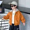 Jaqueta Masculina Outono 2026 Novo Estilo Coreano Malandra Legal Roupas para Meninos Pequenos Jaqueta de Primavera e Outono para Crianças Legal e Bonita
