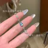 Venta al por mayor de fábrica pequeño rojo departamento material peligroso natural azul jade de agua calabaza pulsera s925 plata incrustada diseño pequeño fresco
