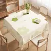 El mantel cuadrado de PVC es impermeable, a prueba de aceite, resistente al calor y fácil de limpiar. Es un mantel individual lujoso y de alta gama para mesas de comedor cuadradas y mesas de centro.