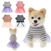 Fabricantes de ropa para mascotas, falda para perros pequeños, falda de princesa floral, linda falda para gatos, ropa ultrafina con pelusa