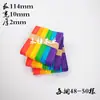 Palitos de Helado, Palitos de Madera para Paletas, Palitos de Madera de Colores para Helado, Materiales Hechos a Mano para DIY, Piezas de Helado, Paletas de Hielo
