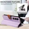 Adecuado para Sony Xperia 5 Iv Anti-Caída Funda de Cuero para Teléfono Ace 3 con Soporte y Fijación Magnética 1 Vi Funda de Teléfono Cubierta de Cuero