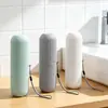 Taza de Lavado de Viaje con Rayas Verticales Taza para Cepillo de Dientes Caja de Almacenamiento para Pasta de Dientes Caja Portátil para Cepillo de Dientes Cubo para Cepillo de Dientes Taza Simple para Enjuague Bucal