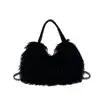Bolso peludo nuevo para Otoño/Invierno 2026 Bolso de hombro fresco y dulce Bolso cruzado versátil y moderno Bolso de felpa para mujer