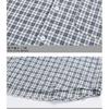 Verano 2024 Nueva Camisa de Cuadros de Manga Corta Estilo Japonés para Hombre, Camisa Versátil Holgada y Fresca de Moda para Uso Casual y Protección Solar