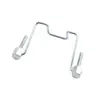 Soporte de Metal con Hebilla Anti-Desprendimiento para Enchufe, Soporte para Cable de Alimentación con Enchufe de Oreja, Accesorio Anti-Desprendimiento