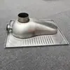 Directo de fábrica acero inoxidable 304 bidé de sentadilla integrado fosa de sentadilla grande favorablemente