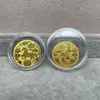Shenzhen Shuibei Mismo Estilo Oro Puro 999 Tesoro de la Fortuna Aleación Gato de la Suerte Adhesivo Dorado para Teléfono Móvil para Atraer Riqueza Tienda de Oro