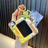 Chaveiro de prancheta de desenho graffiti, brinquedo fofo de prancheta de escrita para alívio do estresse, pingente de bolsa, chaveiro de carro, pequeno presente atacado