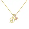 Collar Popular Transfronterizo Dopamina 26 Letras Inglesas para Niña Lujo Accesible Nicho Gama Alta Amazon Joyería Pinyin