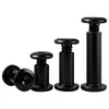 Tornillos de Bloqueo de Hexágono Invertido de Acero Inoxidable 304 Chapados en Zinc Negro Remaches Madre e Hijo para Contrachapado de Muebles Negros M2-M8