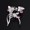 Elegante y Grácil Broche de Phalaenopsis Rosa Degradado con Diseño de Nicho y Moda para Fijar Accesorios de Ropa