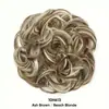 Pelucas de Cabello Sintético de Alta Temperatura Estilo Europeo y Americano, Postizos de Moño para Mujer, Anillos de Cabello Rizado, Extensiones de Cabello Transfronterizas, Gomas Elásticas para el Cabello de Comercio Exterior, Cabello Sintético