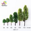 Mini Modelo Árbol de Paisaje Micro Paisaje Acera de Plástico Árbol de Álamo Mesa de Arena de Construcción Escena Materiales de Paisajismo Hechos a Mano DIY
