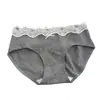 Encaje de tiro largo 10A antibacteriano para niñas 2024 nuevo para damas tiro otoño e invierno cintura agradable a la piel sexy bragas