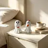 Decoraciones de Halloween resina fantasma escritorio sala de estar lindo caricatura divertido caramelo decoración del hogar manualidades de resina