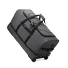 Bolsa de Viagem Multifuncional com Rodinhas para Homens, Viagem de Negócios, Mochila de Bordo, Bolsa de Puxar Portátil para Viagem ao Exterior