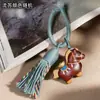Encanto Creativo de Madera Tallada Caballo del Zodiaco para Teléfono, Caballo Mecedora de Pony, Llavero Caballo de la Fortuna, Adorno para Bolsa