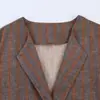 Artículo de Venta Caliente Transfronterizo de Aliexpress Nuevo Blazer Rayado Primavera 2026 2775647 + Pantalones Rayados 2444647