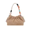 Bolsa balde portátil popular literária e fresh deste ano para mulheres, Novo Estilo Outono 2026, bolsa simples de ombro único, bolsa transversal para o dia a dia