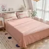 Sábana de cama auténtica 13376 de algodón puro, sábana de cama de ancho amplio 100% algodón, sábana de cama estampada de color liso, sábana de cama de algodón puro de alta calidad hecha a medida