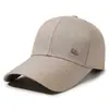 Novos Chapéus de Primavera e Outono para Homens, Bonés de Basebol para Meia-Idade e Idosos, Chapéus para Lazer ao Ar Livre, Esportes e Viagens, Bonés com Aba para Proteger do Sol, Modernos