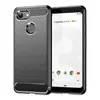 Adecuado para Google Pixel3 Funda para Teléfono Móvil Anticaída Google Pixel3 Funda Protectora para Teléfono Móvil de Fibra de Carbono Cepillada