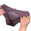 Ropa interior de malla sexy de estilo francés de lujo ligero, europea y americana, con pedrería, para mujer, de cintura baja, para verano, Dropshipping