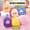 Monedero de peluche, lindo mini bolso pequeño con auriculares para estudiantes, monedero portátil, monedero pequeño.