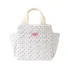 Nueva bolsa isotérmica de gran capacidad, bolsa de almuerzo de moda portátil para el trabajo, bolsa de almuerzo de picnic portátil acolchada en forma de corazón