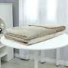 Inverno de alto peso sólido cor jacquard coral fleece cobertor espessado quente cobertor de escritório sofá cobertor