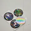 Etiquetas Holográficas de Resina Epóxi, Adesivos Autoadesivos 3D em Formato de Cúpula, Etiquetas de Resina Cristal de Alta Transparência com Adesivo Forte