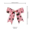 Decoraciones de Lazos Navideños Personalizados, Colgantes Decorativos para el Día de la Independencia y San Valentín, Adornos Navideños con Lazos