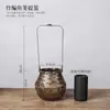 Jarrón de Flores Florales, Arreglo Floral Jianshan Chino, Cesta de Flores, Cesta Tejida de Bambú, Decoración Casera Artesanal Folclórica, Sala de Té, Estilo Zen