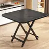 Mesa Plegable Mesa de Comedor Hogar Apartamento Pequeño Mesa de Comedor Simple Exterior Portátil Puesto Mesa de Estudio Multifunción