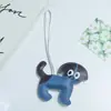 Huayang Nuevo Cuero PU Colgante de Animal Llavero DIY Encanto para Bolso Venta al por Mayor Accesorios de Ropa Colgante Joyería