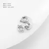 Pulseira colar com fecho de prata S925 conector de mola de cabeça dupla fecho de retenção de cor material para joias DIY acessórios de alta qualidade